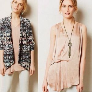 DOLAN Lokoya Gathered Draped Asymmetrical Sleeveless Tunic by Anthropologie